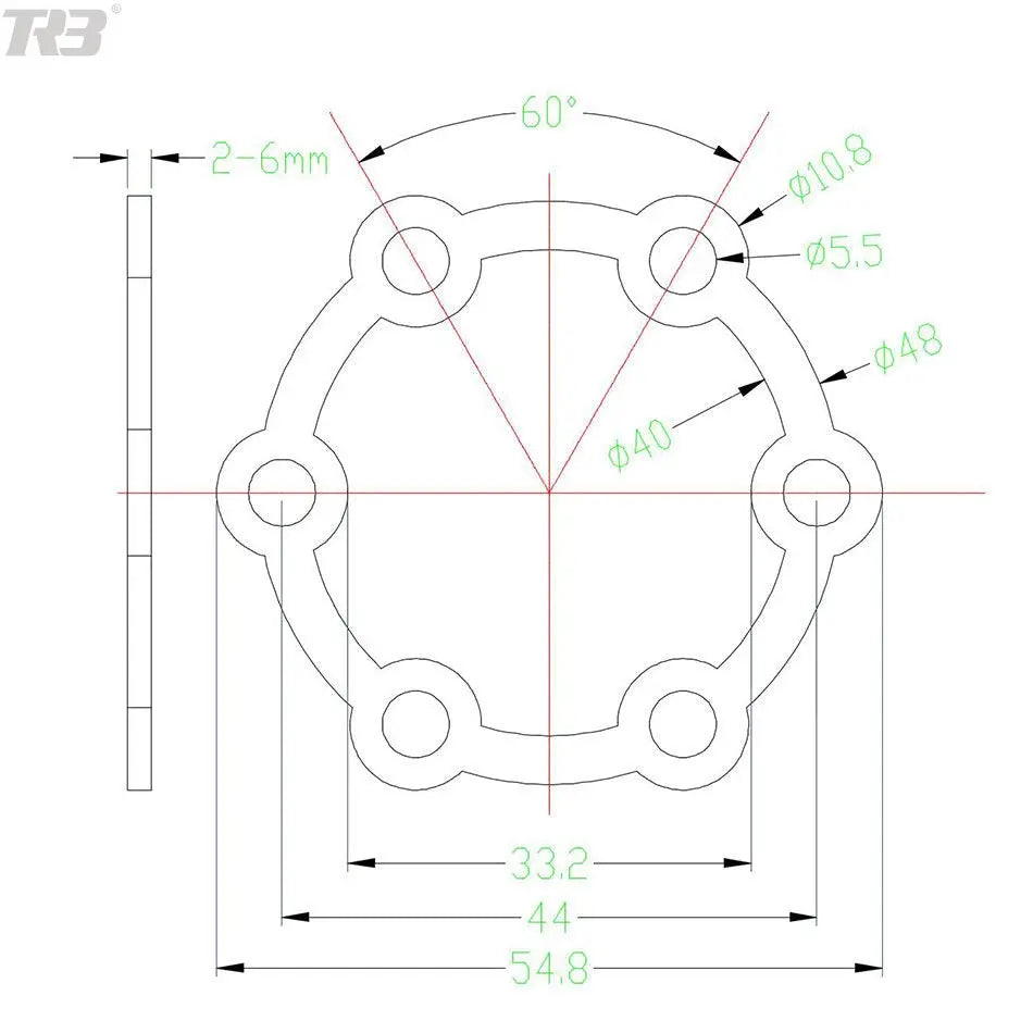 Disc Brake Rotor Spacer