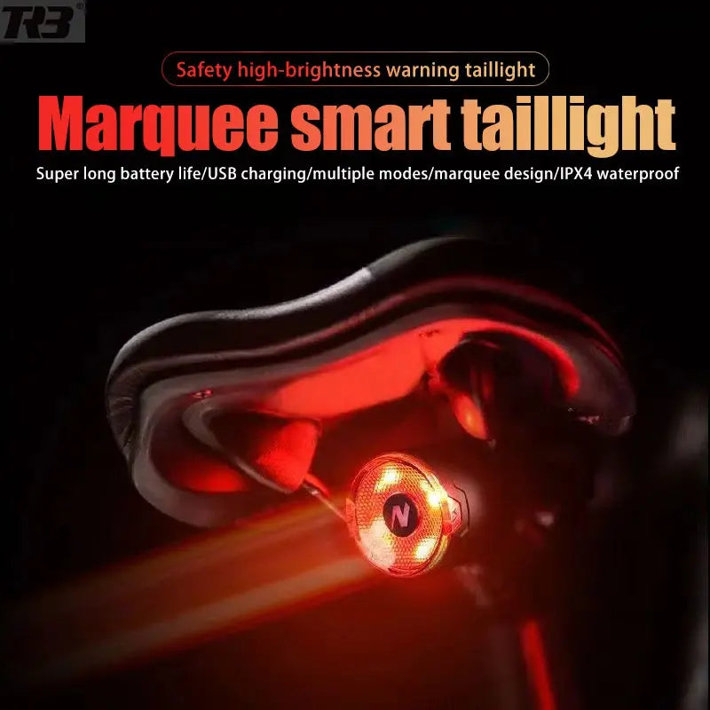 E-Bike Bicycle taillight long battery life 977H TRB Battery