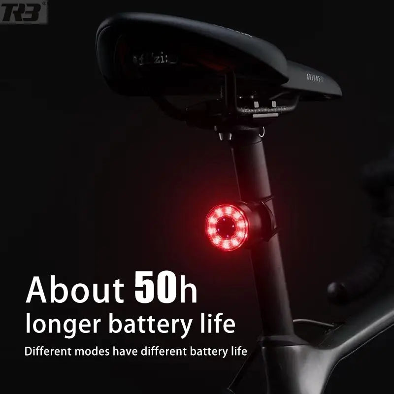 E-Bike Bicycle taillight long battery life 977H TRB Battery