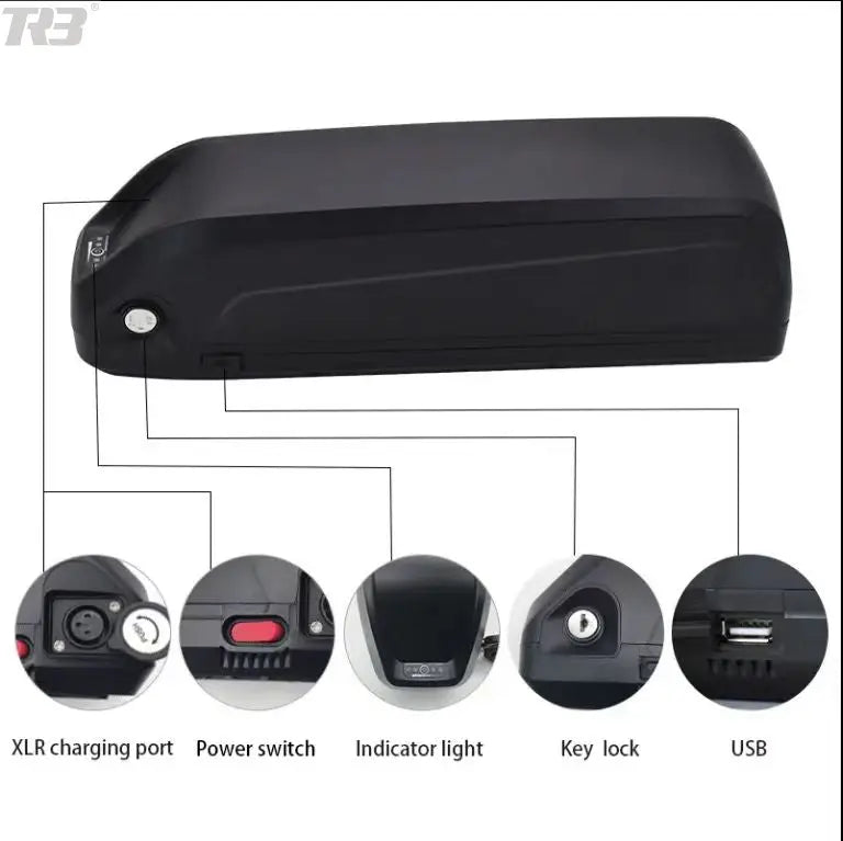 48v 20ah Factory Direct Sale Compact Electric Bicycle Battery High-Density Battery Management System E-Bike Power TRB Battery