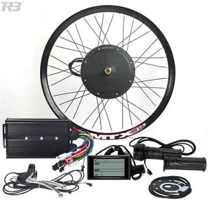 1500w/2000w/3000w/5000w/8000w 48V/52V/72V Hub motor Electric Bike Conversion Kit 26", 27.5", 29" TRB Battery