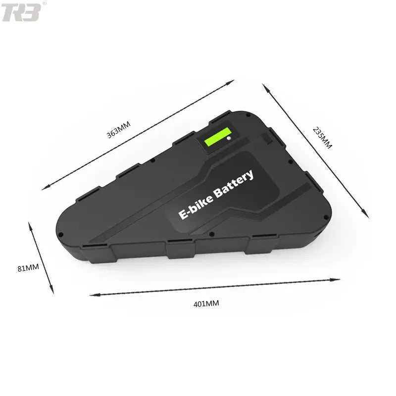 48V 20ah 48V 30ah Hardcase Triangle Battery | Hardcase eBike Battery for Ebike 48V 20Ah 30Ah TRB Battery