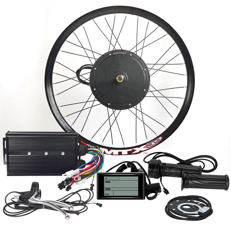 1500w/2000w/3000w/5000w/8000w 48V/52V/72V Hub motor Electric Bike Conversion Kit 26", 27.5", 29"